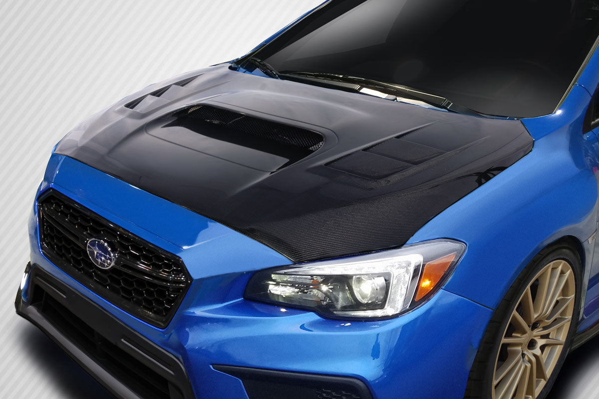 Carbon Creations C-1 Hood Compatible With 2015-2021 Subaru WRX - 1 Piece - 114397