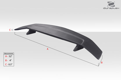 Extreme Dimensions Duraflex Universal A-Spec Wing Spoiler Body Kit - 1 Piece - 114400