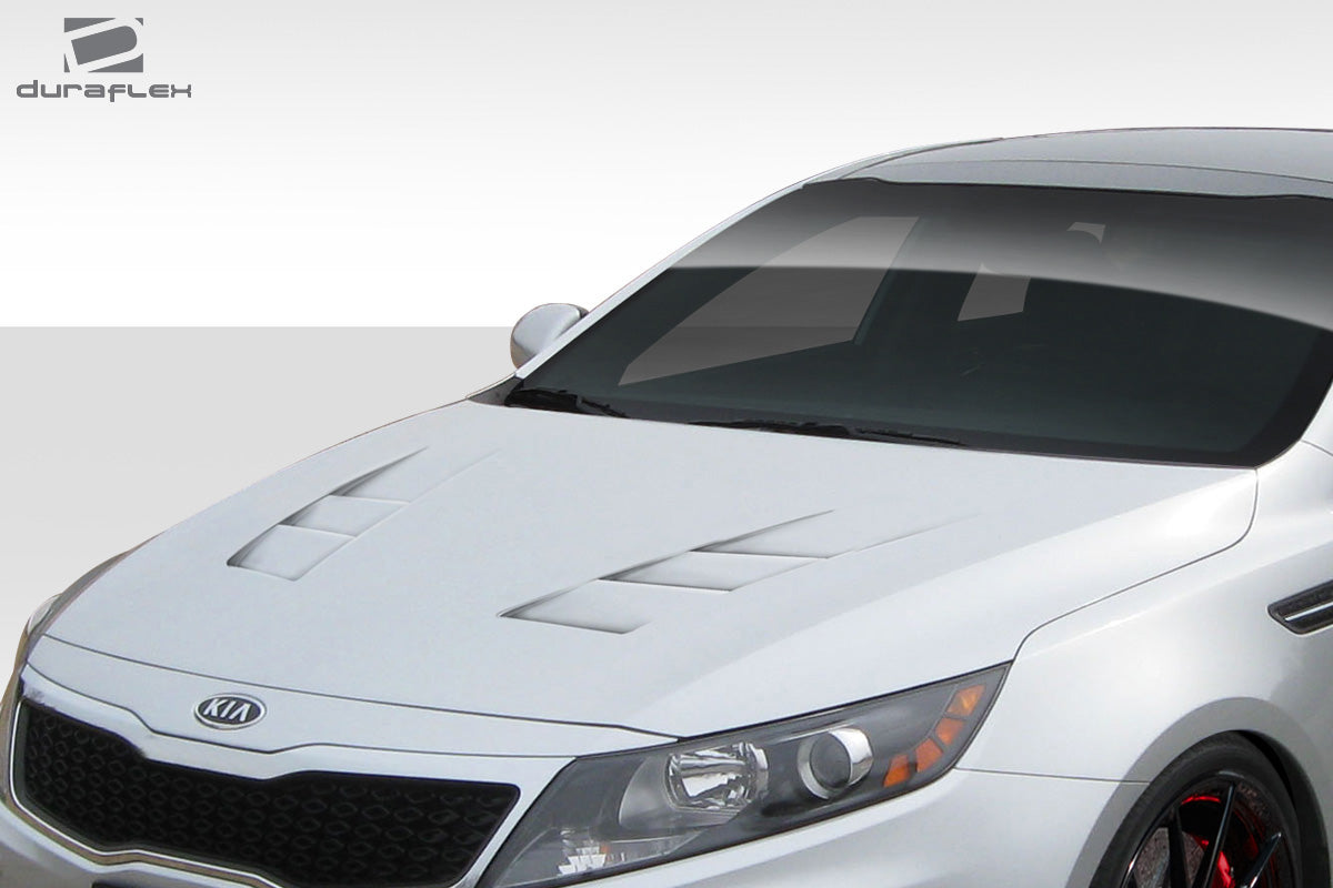 Extreme Dimensions Duraflex TS-1 Hood Compatible With 2011-2015 Kia Optima - 1 Piece - 114417