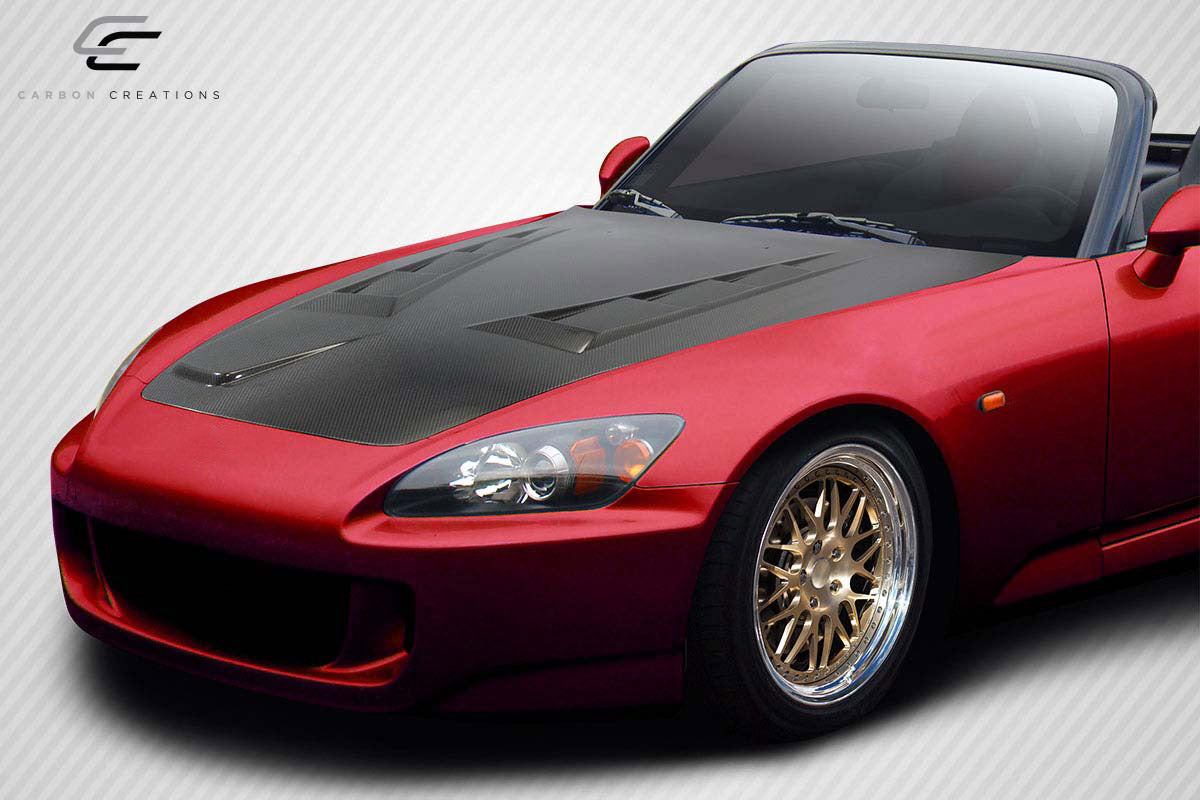 Carbon Creations Type M Hood Compatible With 2000-2009 Honda S2000 - 1 Piece - 114430