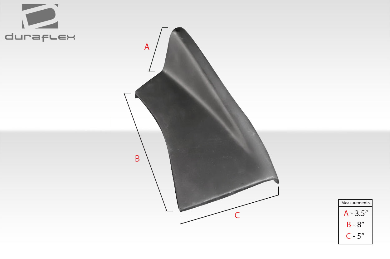 Extreme Dimensions Duraflex Universal Adjustable Front Splitter Body Kit - 3 Piece - 114451