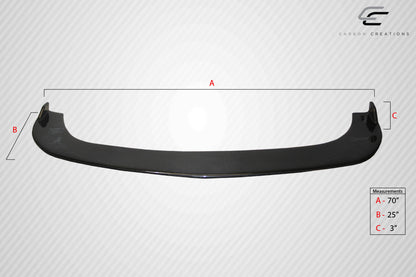 Carbon Creations Universal Type 4 Front Lip Spoiler Body Kit - 1 Piece - 114456