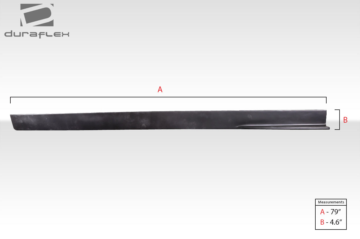 Extreme Dimensions Duraflex Universal C-Speed Side Splitters Body Kit - 4 Piece - 114475