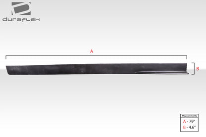 Extreme Dimensions Duraflex Universal C-Speed Side Splitters Body Kit - 4 Piece - 114475