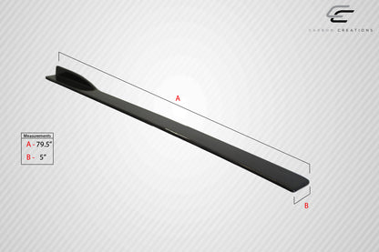 Carbon Creations DriTech Universal C-Speed Side Splitters Body Kit - 4 Piece - 114476