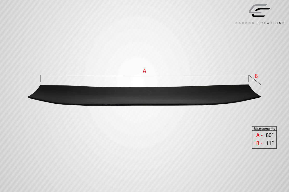 Carbon Creations Universal VRX Wing Spoiler Body Kit - 3 Piece - 114478