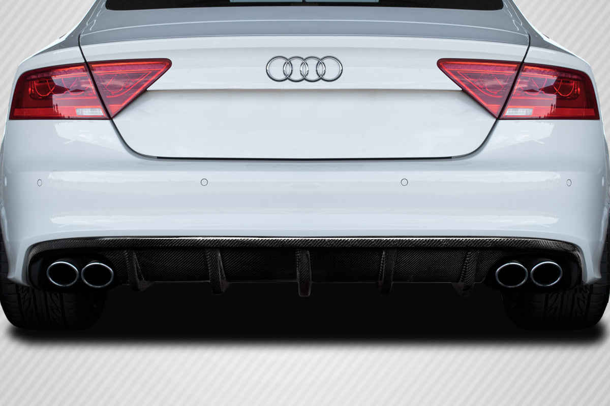Carbon Creations DTM Rear Lip Add On Spoiler Compatible With 2012-2015 Audi S7 - 1 Piece - 114508