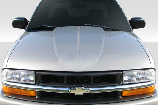 Extreme Dimensions Duraflex 3" Cowl Hood Compatible With 1994-2004 Chevrolet S-10 - 1 Piece - 114537