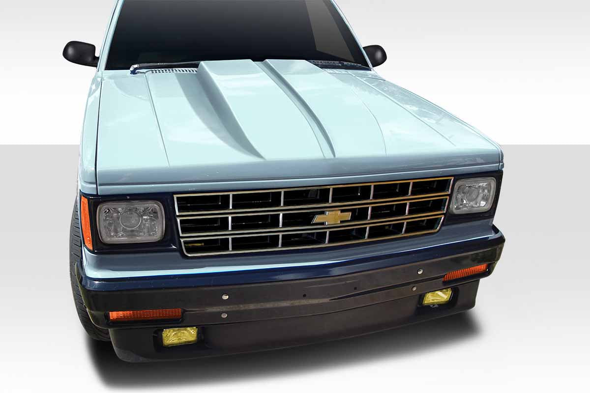 Extreme Dimensions Duraflex 2.5" Cowl Hood Compatible With 1982-1993 Chevrolet S-10 - 1 Piece - 114539