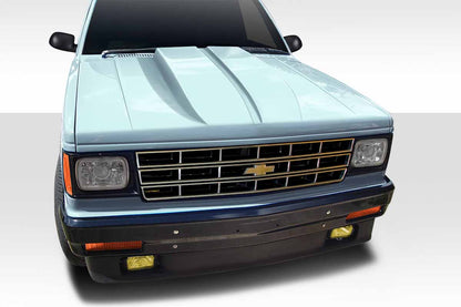 Extreme Dimensions Duraflex 2.5" Cowl Hood Compatible With 1982-1993 Chevrolet S-10 - 1 Piece - 114539