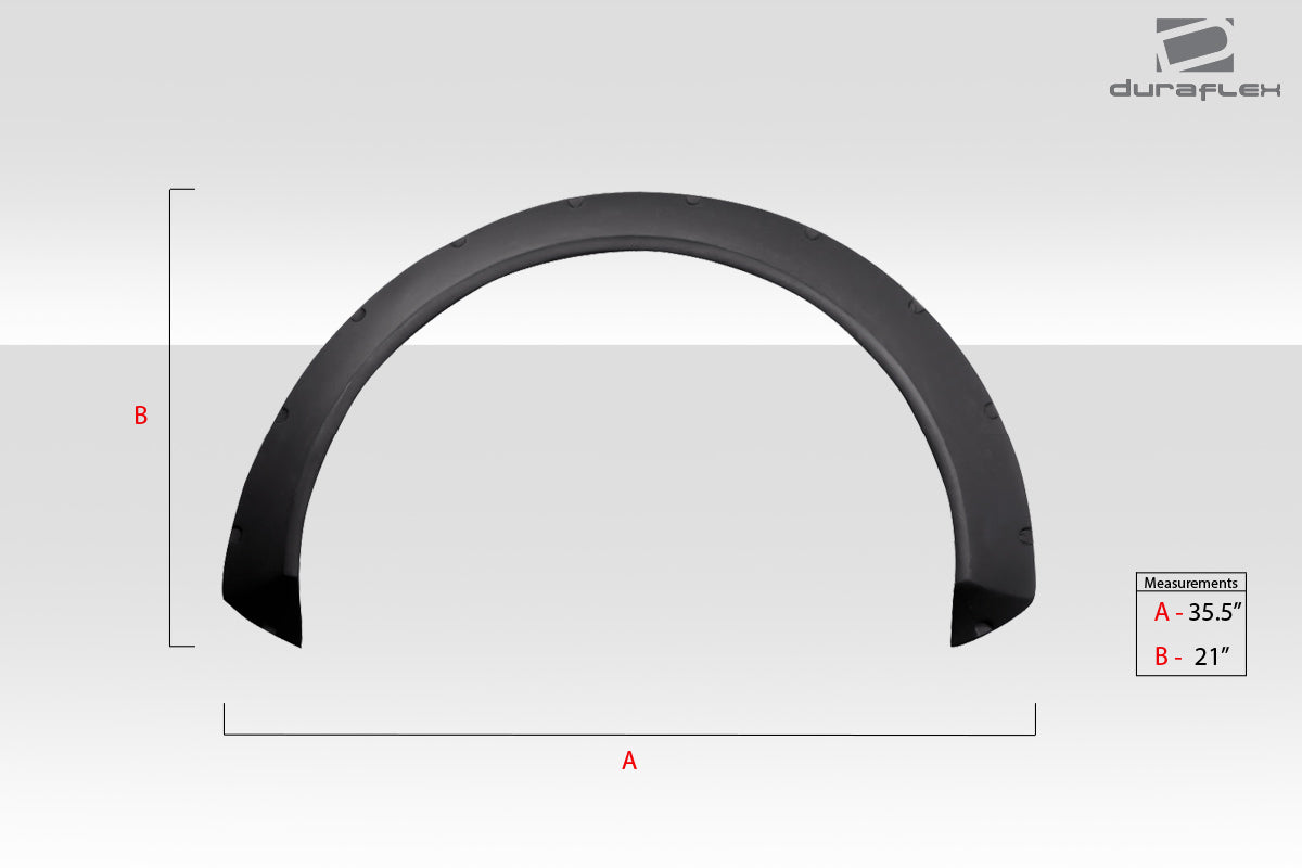 Extreme Dimensions Duraflex Universal Glider V1 2.7" Fender Flare Body Kit - 2 Piece - 114546