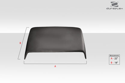 Extreme Dimensions Duraflex Universal Ram Air Type 3 Hood Scoop Body Kit - 1 Piece - 114553