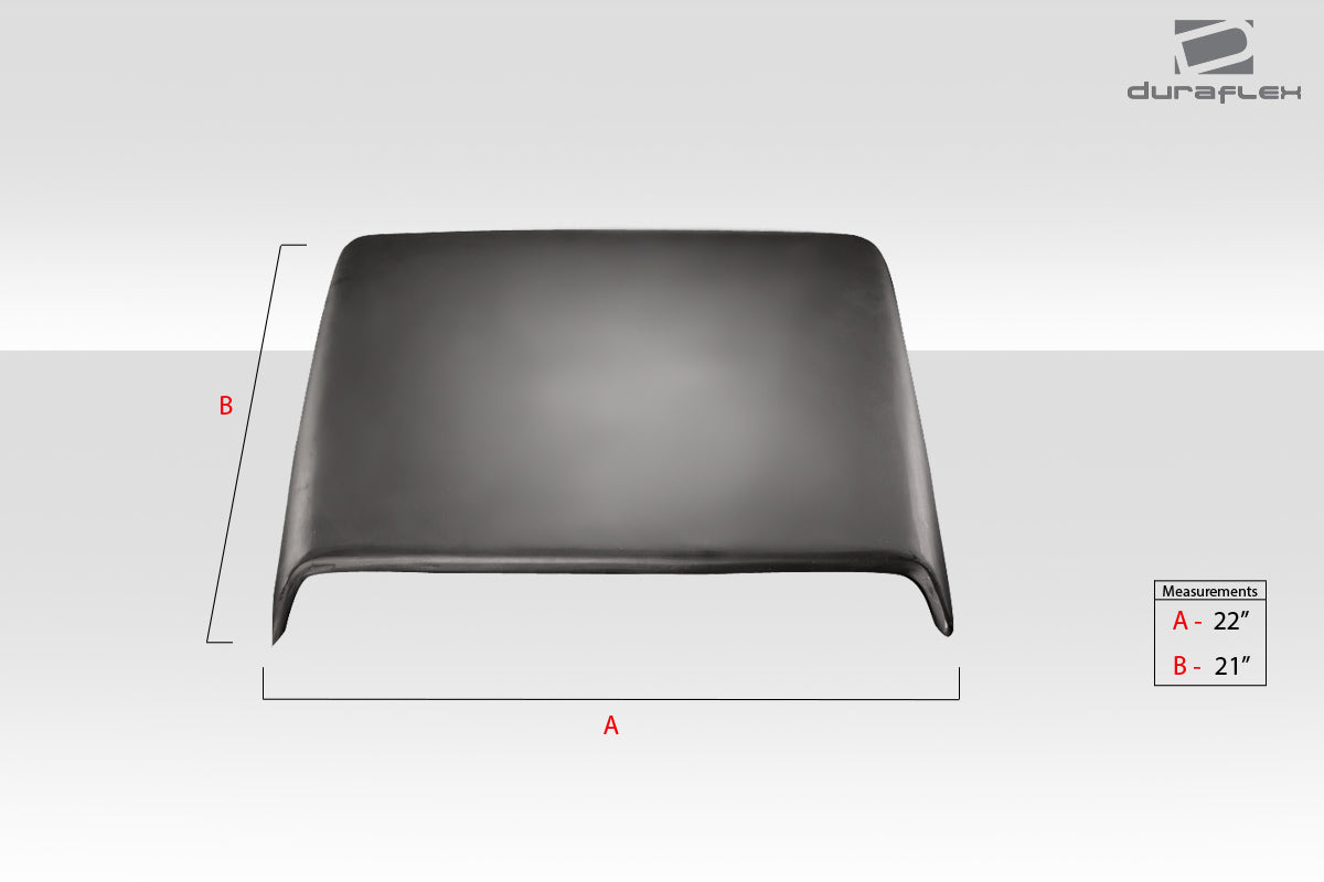 Extreme Dimensions Duraflex Universal Ram Air Type 8 Hood Scoop Body Kit - 1 Piece - 114554