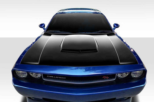 Extreme Dimensions Duraflex TA Look Hood Compatible With 2008-2023 Dodge Challenger - 1 Piece - 114562