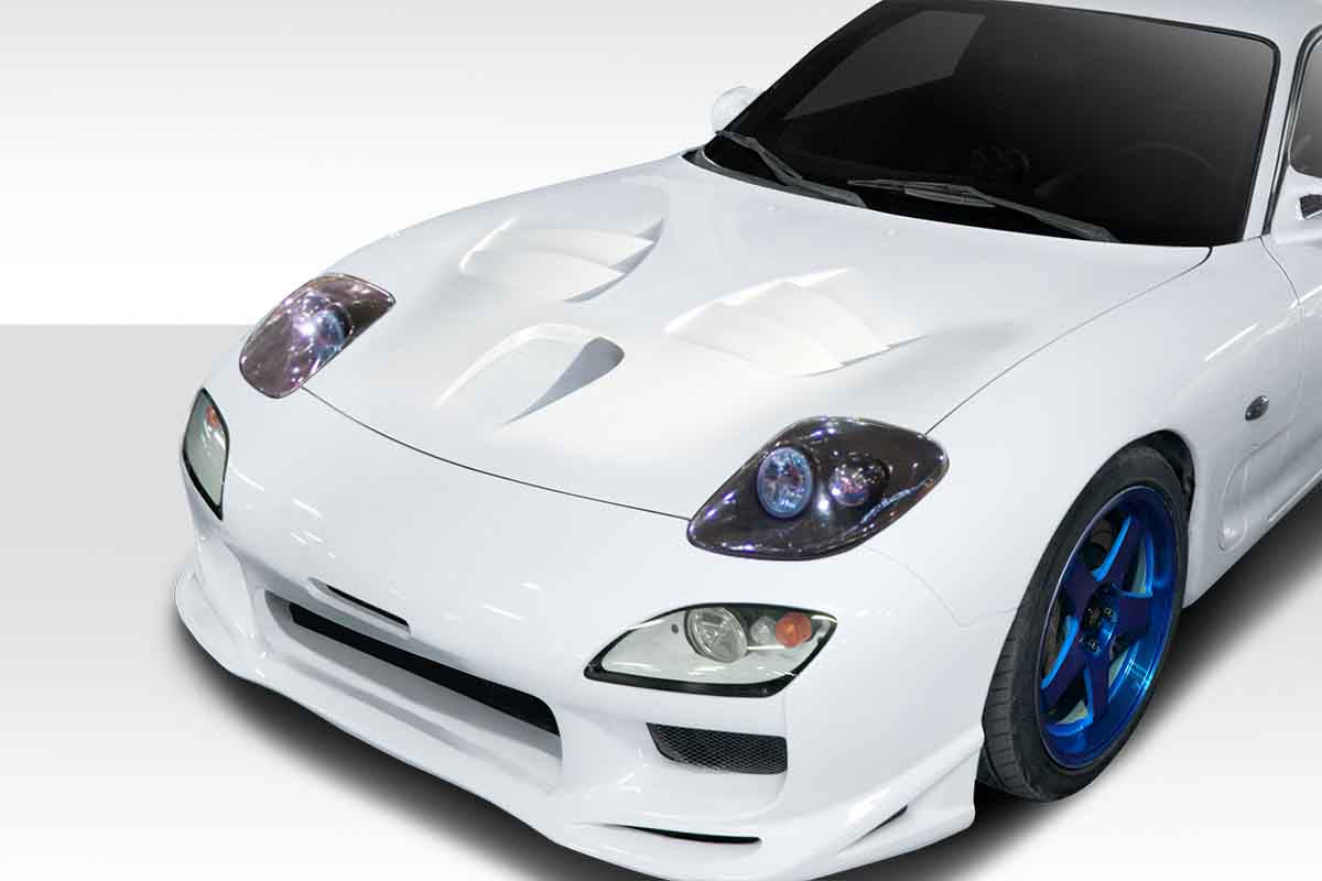 Extreme Dimensions Duraflex Scooter Hood Compatible With 1993-1997 Mazda RX7 - 1 Piece - 114569