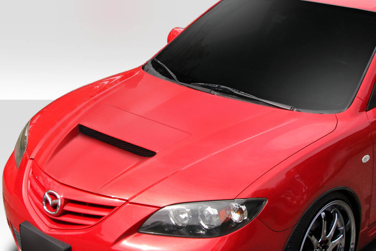 Extreme Dimensions Duraflex M-Speed Hood Compatible With 2004-2008 Mazda 3 - 1 Piece - 114579