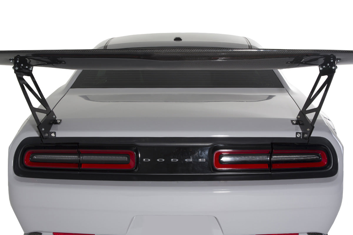Extreme Dimensions VRX Wing Spoiler Bottom Mount Bracket Compatible With 2008-2023 Dodge Challenger - 4 Piece - 114593