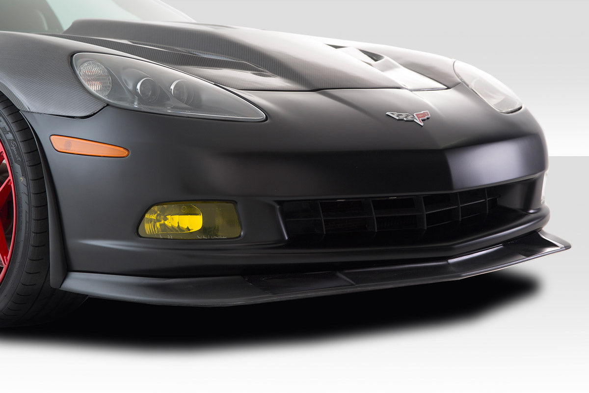 Extreme Dimensions Duraflex ZR Front Lip Spoiler Compatible With 2005-2013 Chevrolet Corvette - 3 Piece - 114610