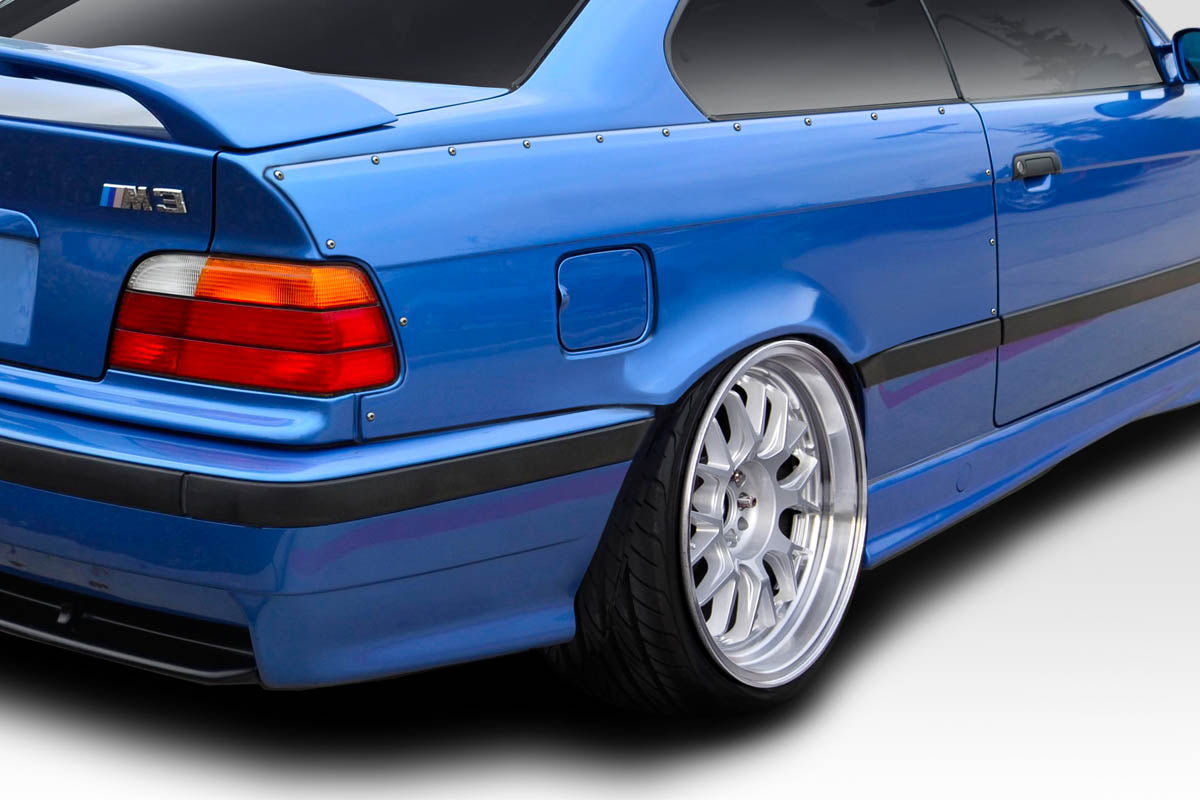 Extreme Dimensions Duraflex C Spec Rear Fender Flares Compatible With 1992-1998 BMW M3 - 2 Piece - 114620