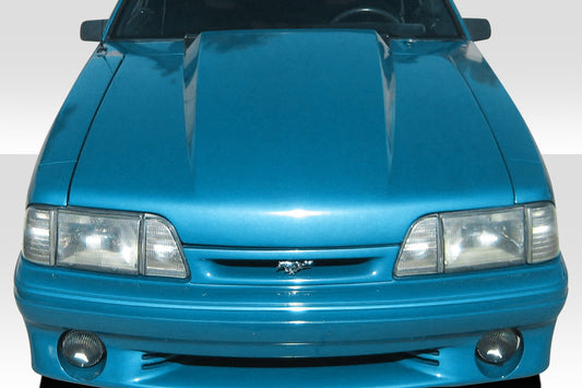 Extreme Dimensions Duraflex Cowl Hood Compatible With 1987-1993 Ford Mustang - 1 Piece - 114653