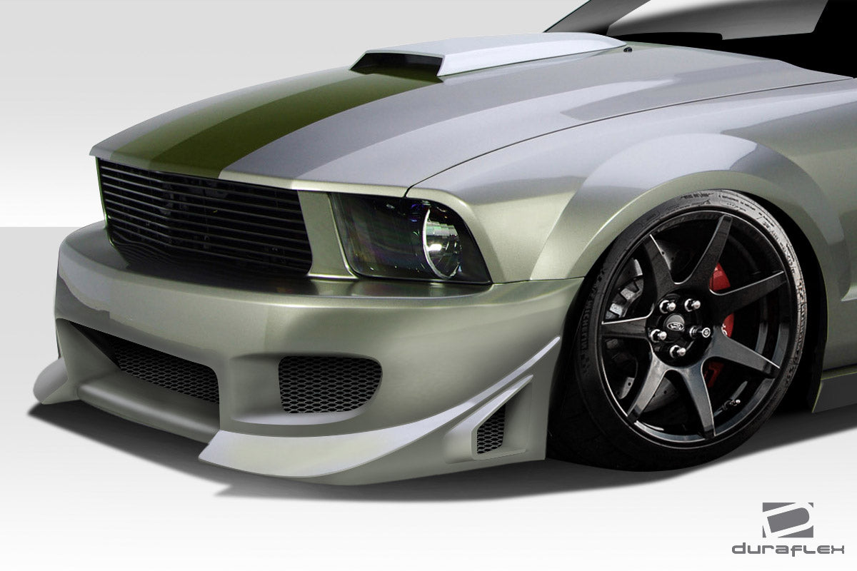Extreme Dimensions Duraflex Blits Front Bumper Cover Compatible With 2005-2009 Ford Mustang - 1 Piece - 114654