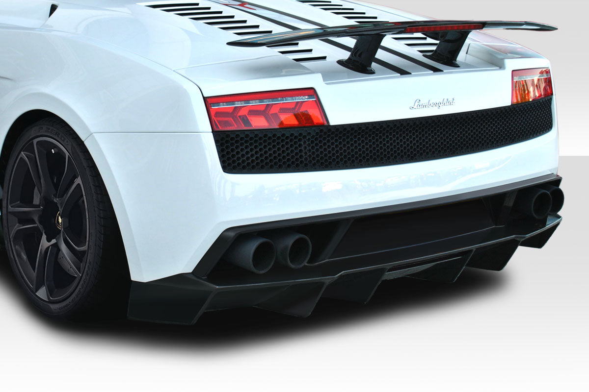Extreme Dimensions Duraflex LP570 Look Rear Bumper Cover Compatible With 2004-2008 Lamborghini Gallardo - 1 Piece - 114727