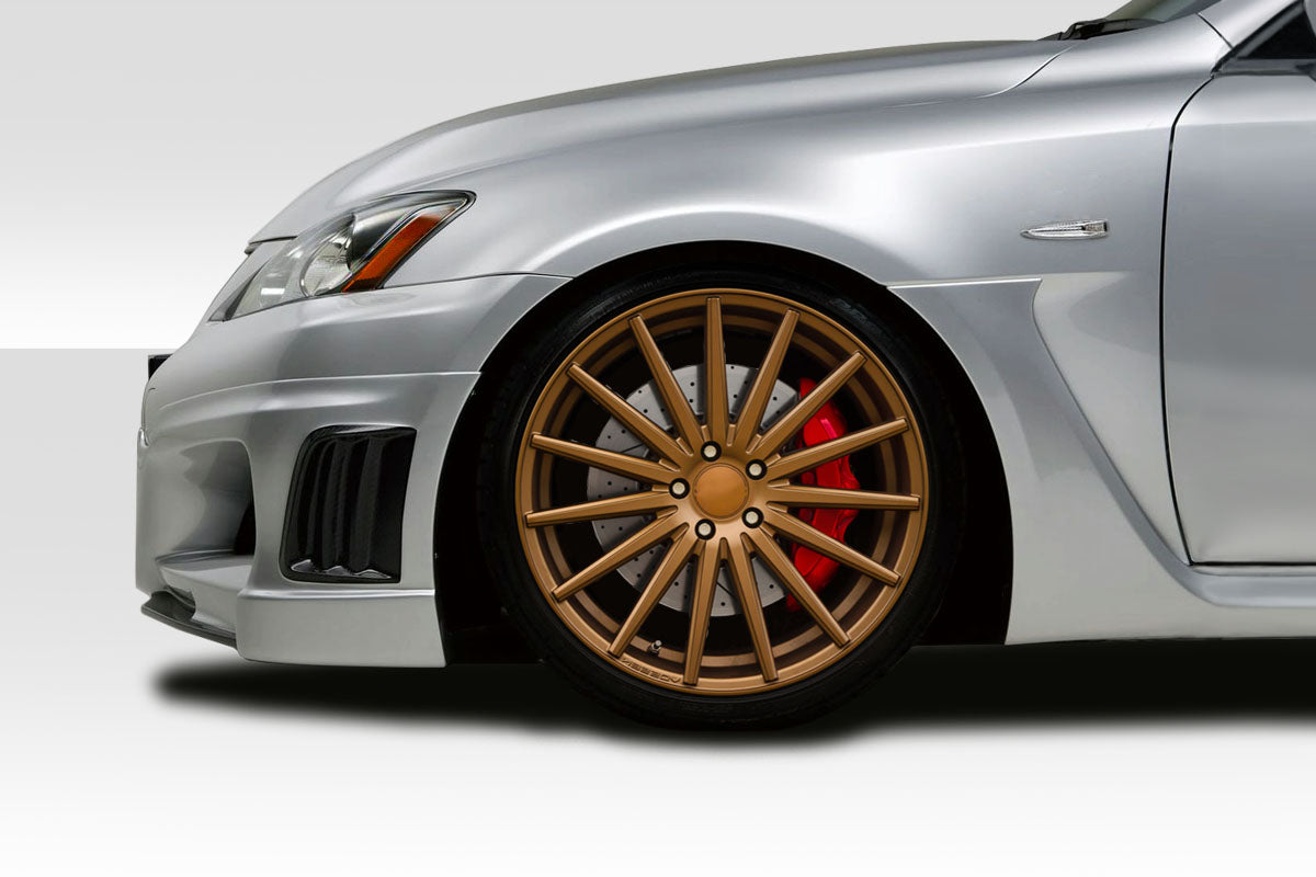 Extreme Dimensions Duraflex W-1 Front Fenders Compatible With 2008-2014 Lexus IS-F - 2 Piece - 114734