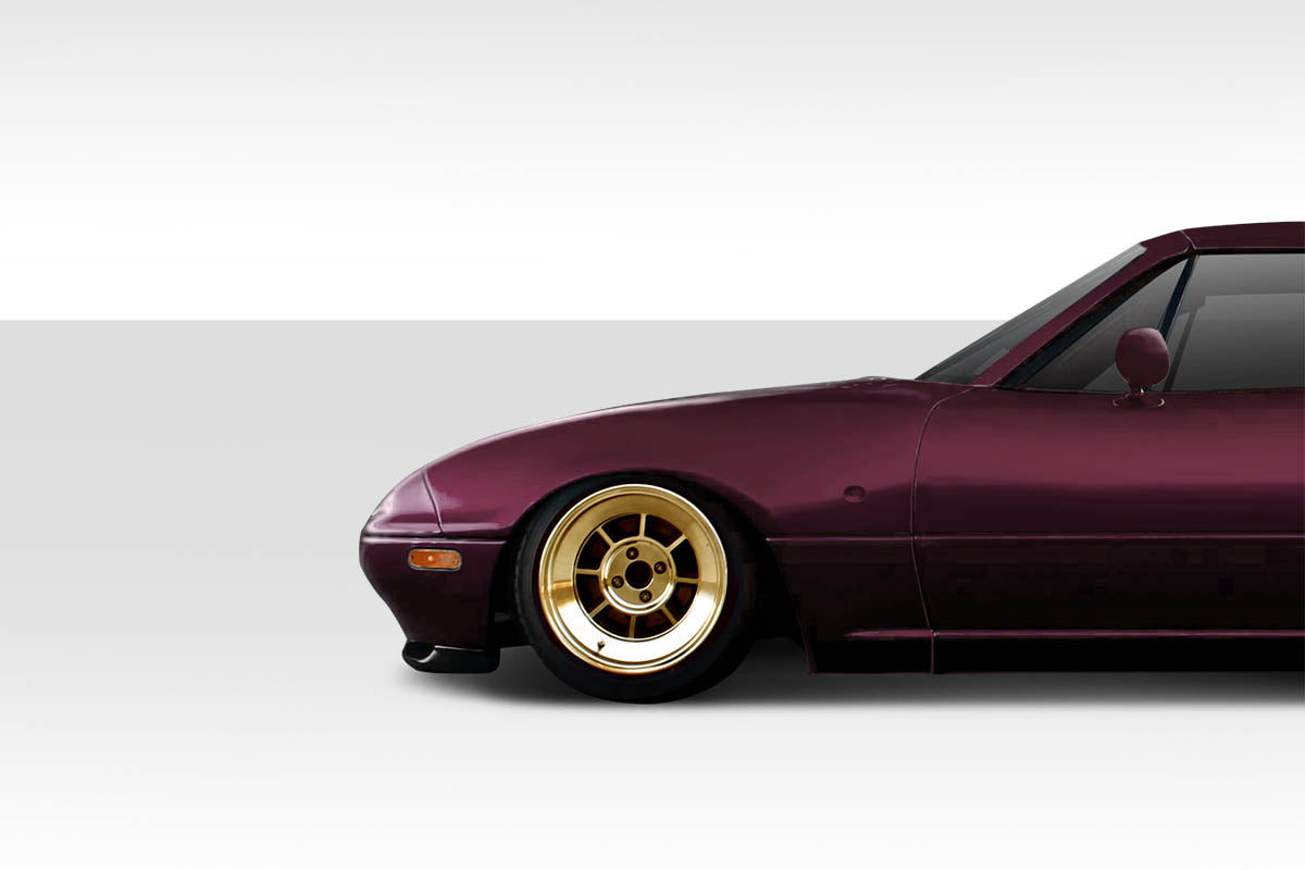Extreme Dimensions Duraflex ARS Wide Body Front Fenders Compatible With 1990-1997 Mazda Miata - 2 Piece - 114742