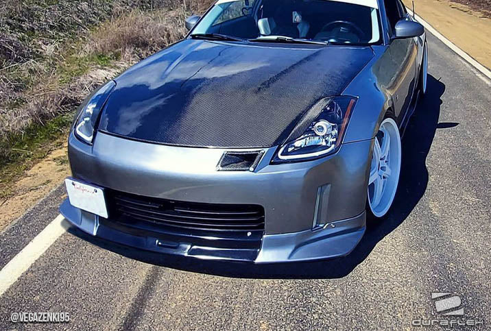 Extreme Dimensions Duraflex C-1 Front Lip Spoiler Compatible With 2003-2005 Nissan 350Z - 1 Piece - 114758