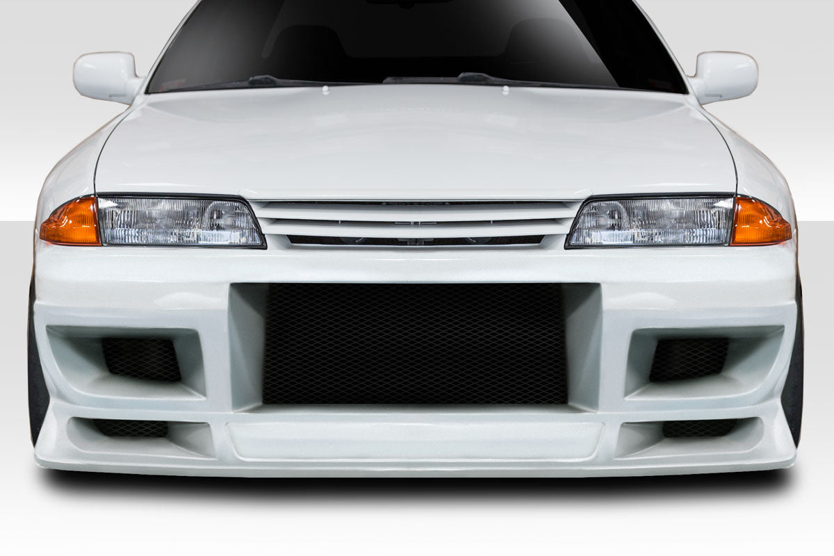 Extreme Dimensions Duraflex Demon V2 Front Bumper Cover Compatible With 1989-1994 Nissan Skyline - 1 Piece - 114763