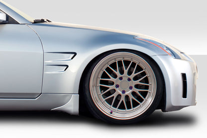 Extreme Dimensions Duraflex D-Sport Wide Body Front Fenders Compatible With 2003-2008 Nissan 350Z - 2 Piece - 114766