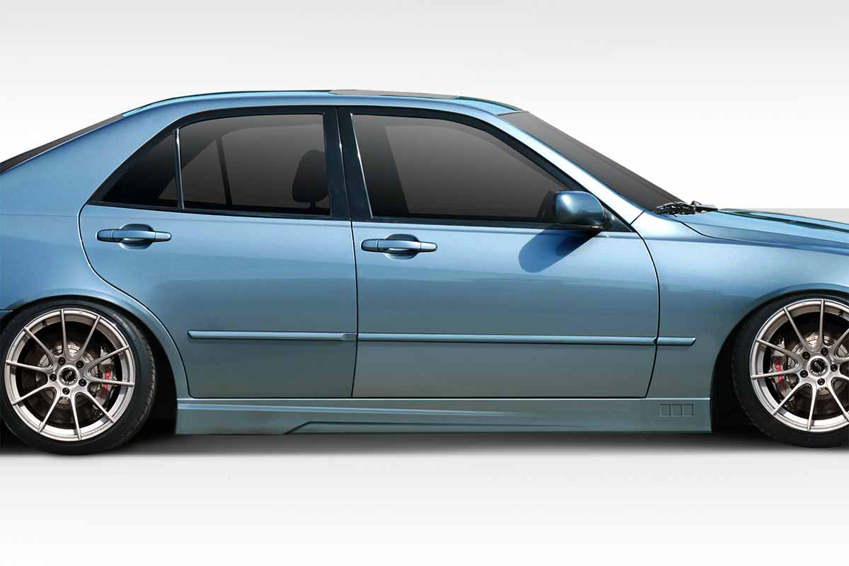 Extreme Dimensions Duraflex H-Spec Side Skirts Compatible With 2000-2005 Lexus IS - 2 Piece - 114791