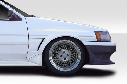 Extreme Dimensions Duraflex JB Sport 20mm Front Fenders Compatible With 1984-1987 Toyota Corolla - 2 Piece - 114793