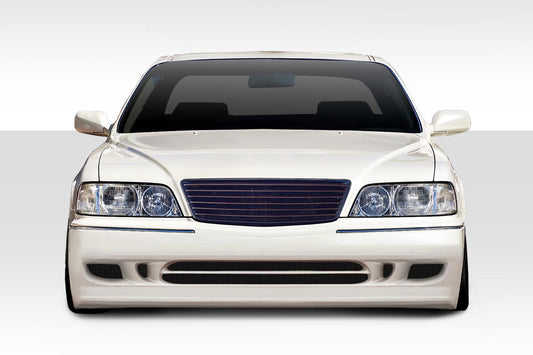 Extreme Dimensions Duraflex J Design Front Bumper Cover Compatible With 1997-2001 Infiniti Q45 - 1 Piece - 114796