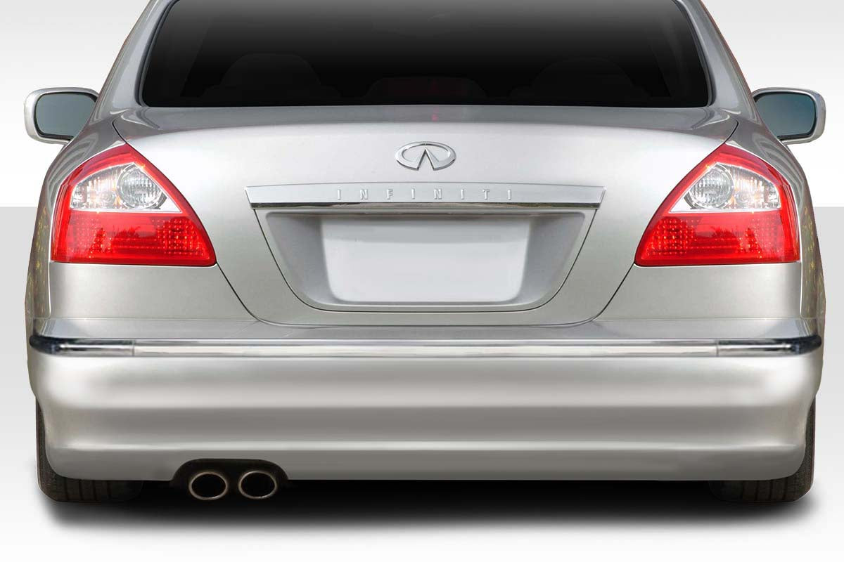 Extreme Dimensions Duraflex J Design Rear Bumper Cover Compatible With 2002-2004 Infiniti Q45 - 1 Piece - 114797