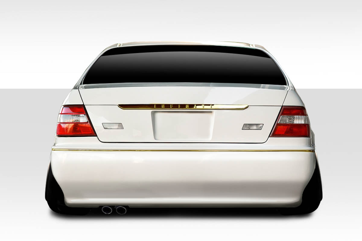 Extreme Dimensions Duraflex J Design Rear Bumper Cover Compatible With 1997-2001 Infiniti Q45 - 1 Piece - 114798
