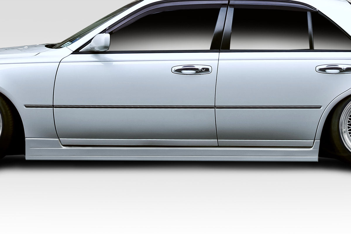Extreme Dimensions Duraflex J Design Side Skirts Compatible With 1997-2001 Infiniti Q45 - 2 Piece - 114800