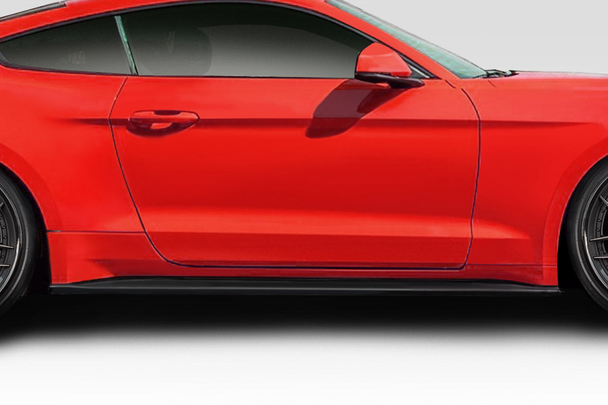 Extreme Dimensions Duraflex KT Side Skirts Compatible With 2015-2023 Ford Mustang - 2 Piece - 114806