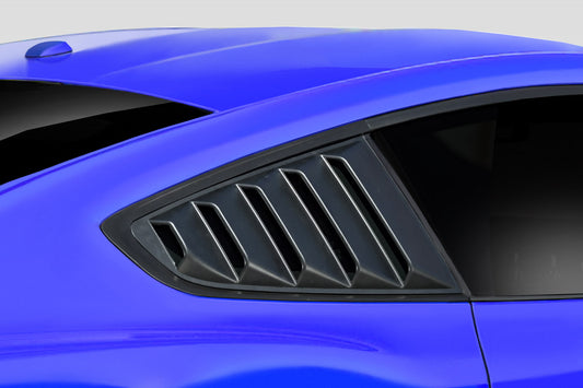 Extreme Dimensions Duraflex KT Window Scoops Compatible With 2015-2023 Ford Mustang - 2 Piece - 114809