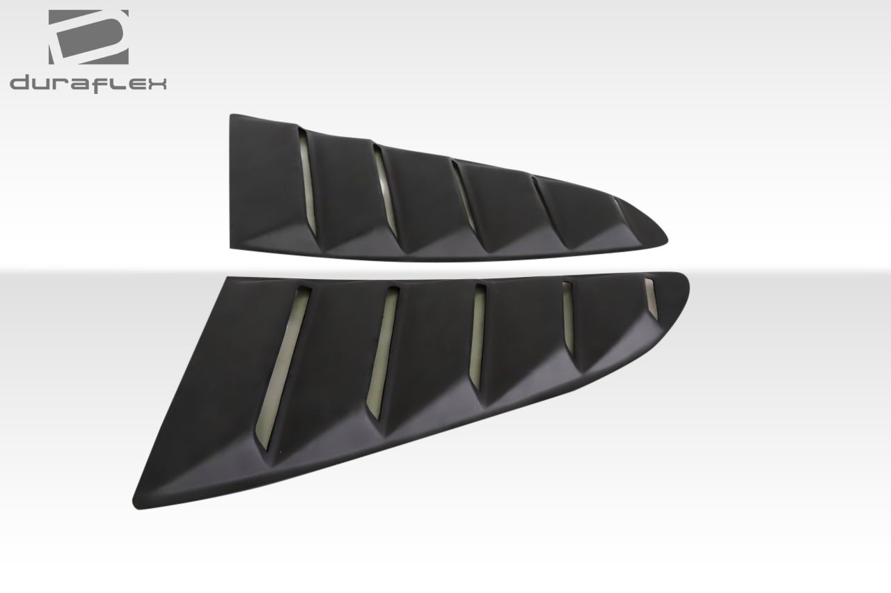 Extreme Dimensions Duraflex KT Window Scoops Compatible With 2015-2023 Ford Mustang - 2 Piece - 114809