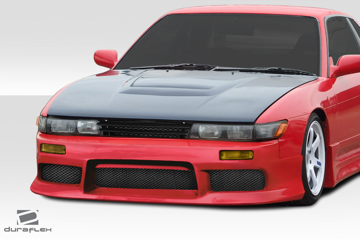 Extreme Dimensions Duraflex M-1 Front Bumper Cover Compatible With 1989-1994 Nissan S13 Silvia - 1 Piece - 114826