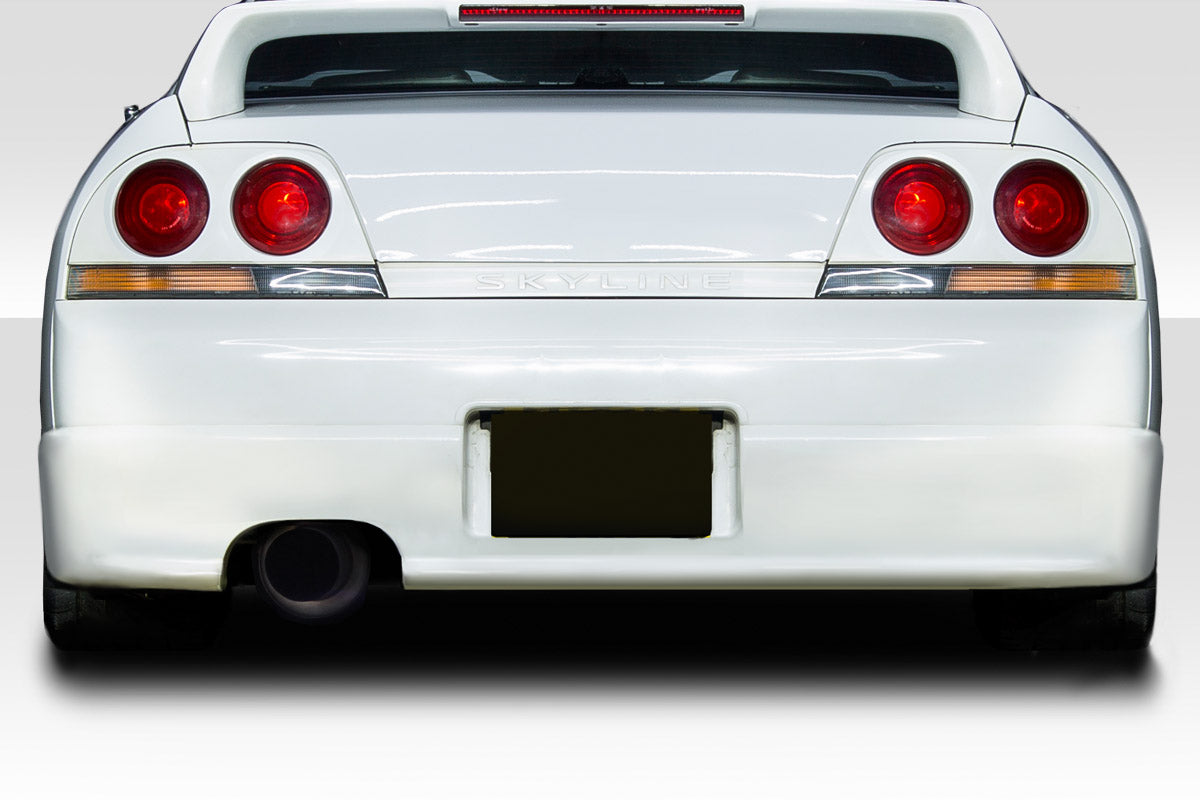 Extreme Dimensions Duraflex N-1 Rear Bumper Cover Compatible With 1995-1998 Nissan Skyline - 1 Piece - 114828