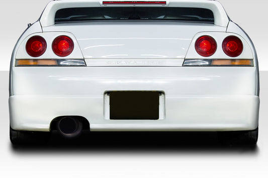 Extreme Dimensions Duraflex N-1 Rear Bumper Cover Compatible With 1995-1998 Nissan Skyline - 1 Piece - 114828
