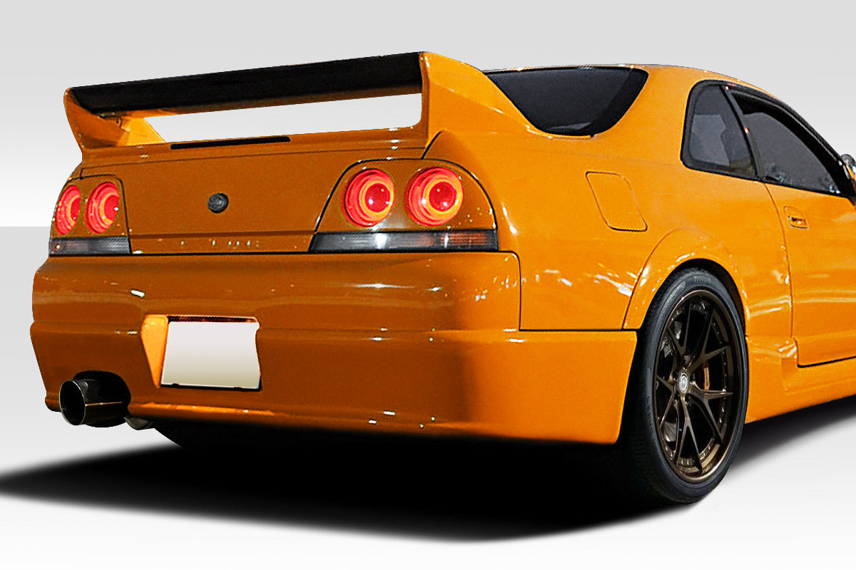 Extreme Dimensions Duraflex N-1 Rear Bumper Cover Compatible With 1995-1998 Nissan Skyline - 1 Piece - 114828