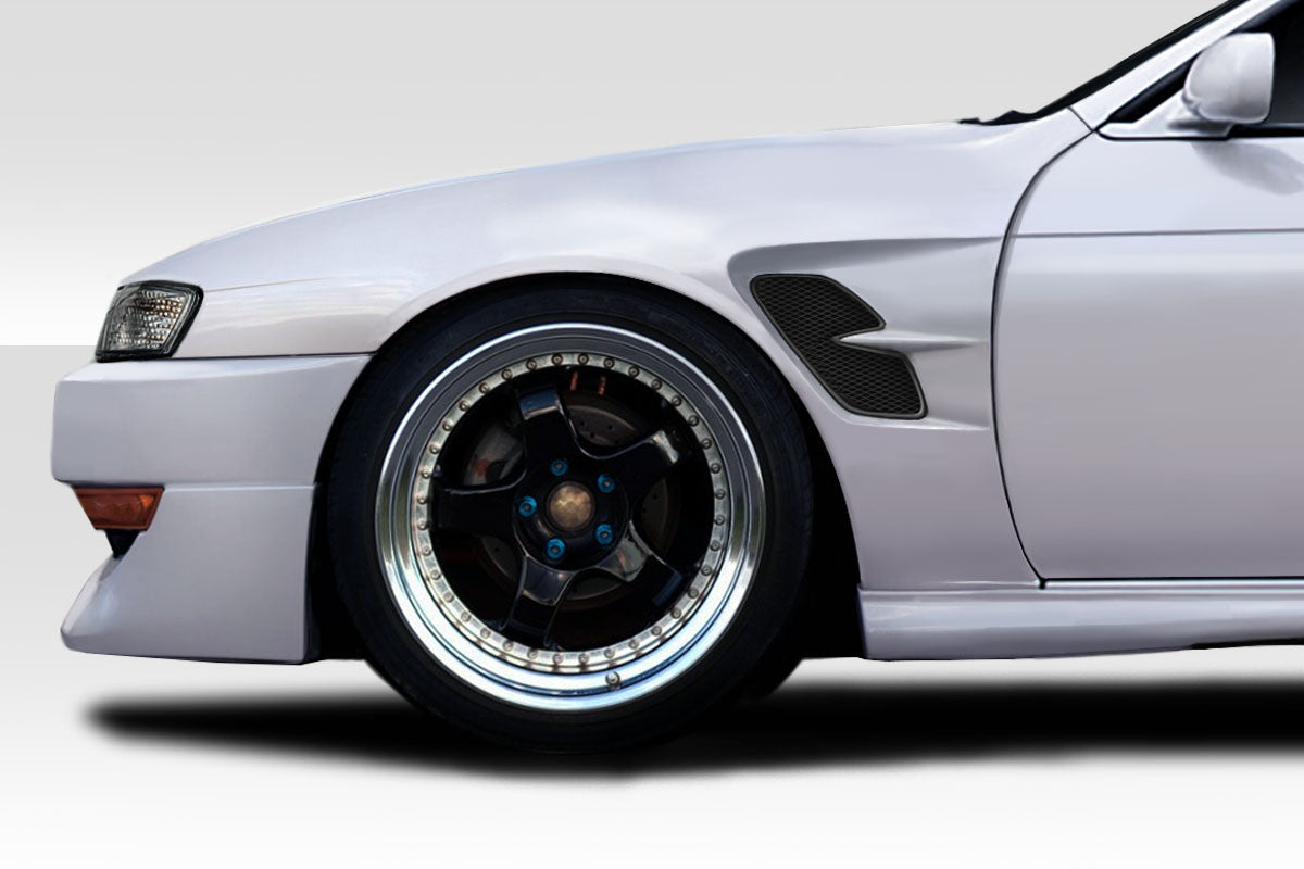 Extreme Dimensions Duraflex Supercool Wide Body Front Fenders Compatible With 1997-1998 Nissan 240SX - 2 Piece - 114854
