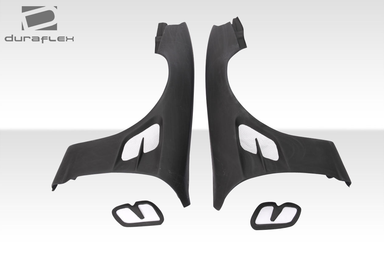 Extreme Dimensions Duraflex Supercool Wide Body Front Fenders Compatible With 1997-1998 Nissan 240SX - 2 Piece - 114854