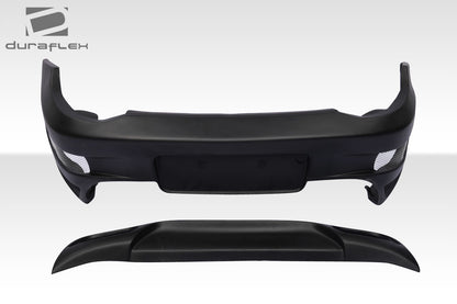 Extreme Dimensions Duraflex Tecnika Rear Bumper Cover Compatible With 2009-2011 Porsche 997 - 2 Piece - 114857