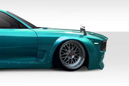 Extreme Dimensions Duraflex TKO Wide Body Boss Front Fenders Compatible With 1993-1997 Mazda RX7 - 4 Piece - 114863