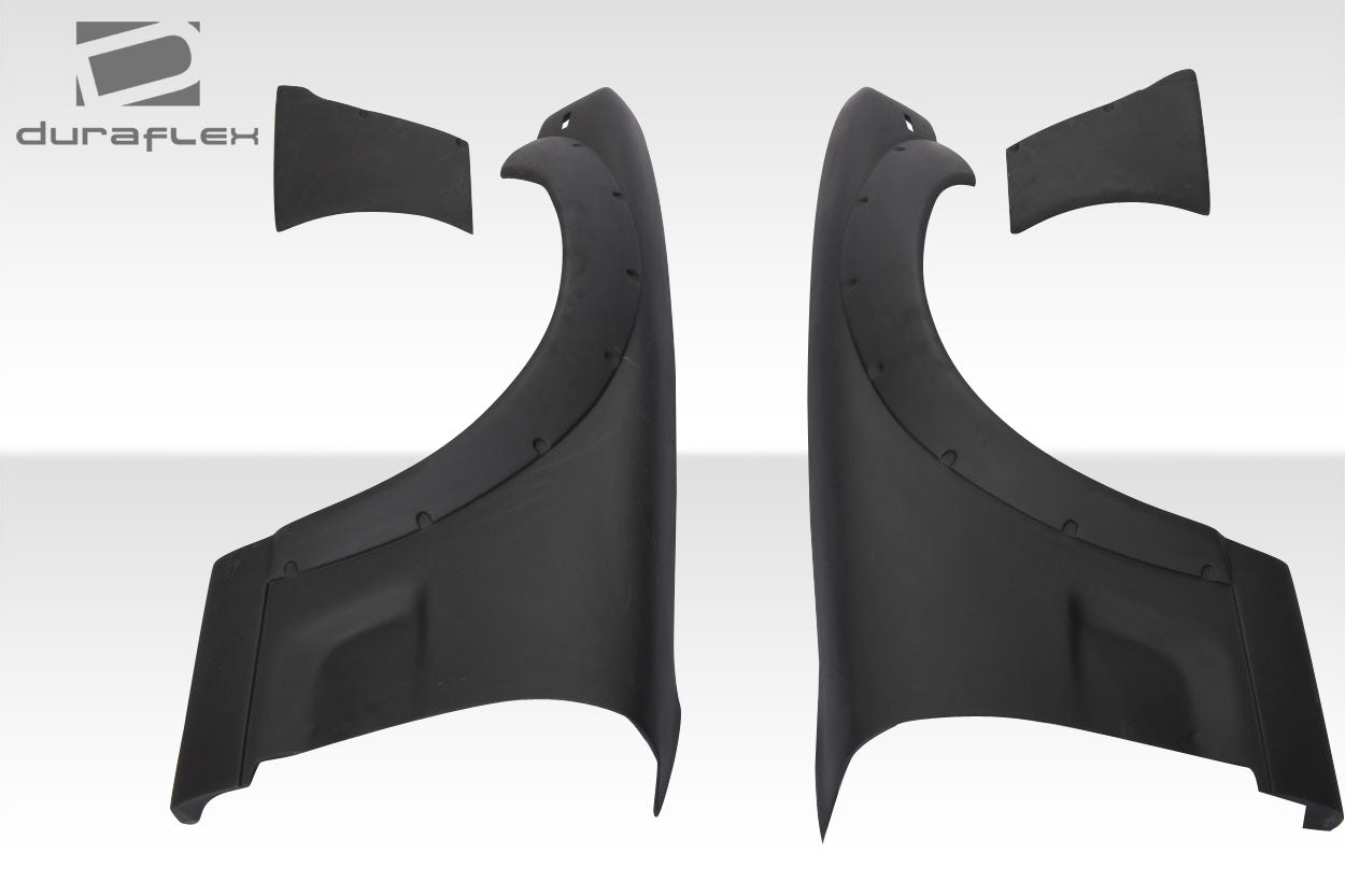Extreme Dimensions Duraflex TKO Wide Body Boss Front Fenders Compatible With 1993-1997 Mazda RX7 - 4 Piece - 114863