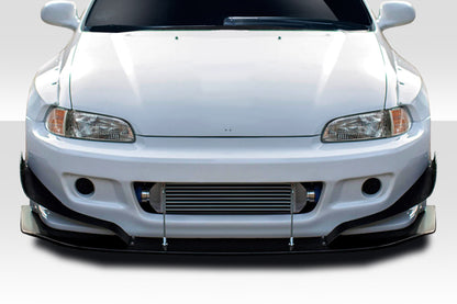 Extreme Dimensions Duraflex TKO RBS V2 Wide Body Front Lip Spoiler Compatible With 1992-1995 Honda Civic - 1 Piece - 114872